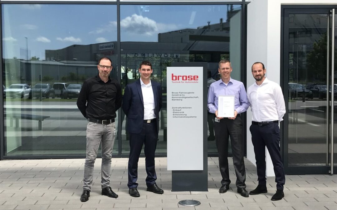 2019 erhält Christ & Heiri den vierten Brose Key Supplier Award in Folge